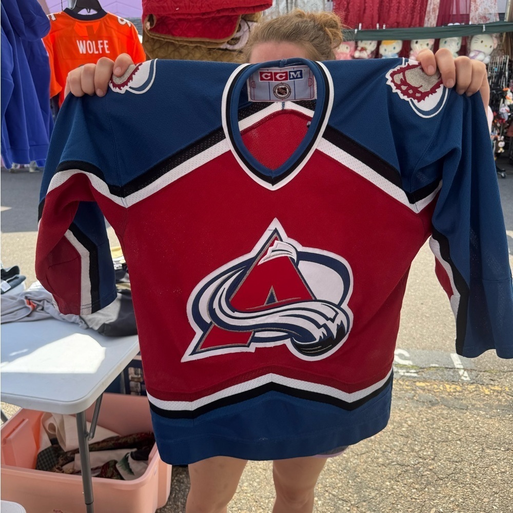 CCM Blue and Red Hockey Jersey